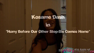 Kosame Dash a pénisz szerető nagyméretű tőgyes dél amerikai húgi beleül a bátyó bazinagy farkába - sexbrother.hu