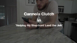 Carmela Clutch a nagyméretű picsájú nevelő anya a nevelt fia káróján lovagol - sexbrother.hu