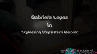 Gabriela Lopez az óriás csöcsű latina nevelő húgi közösül a tesójával - sexbrother.hu